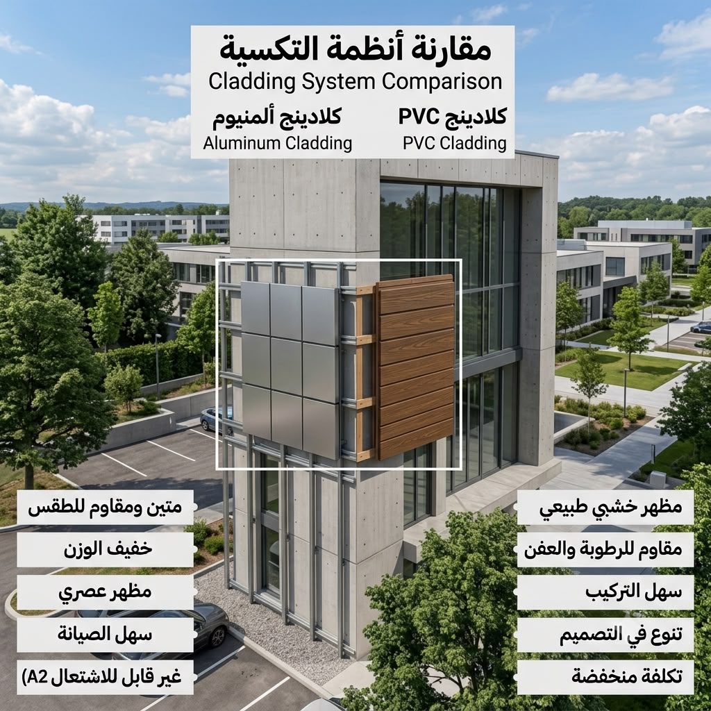 اختيار نوع الكلادينج المناسب