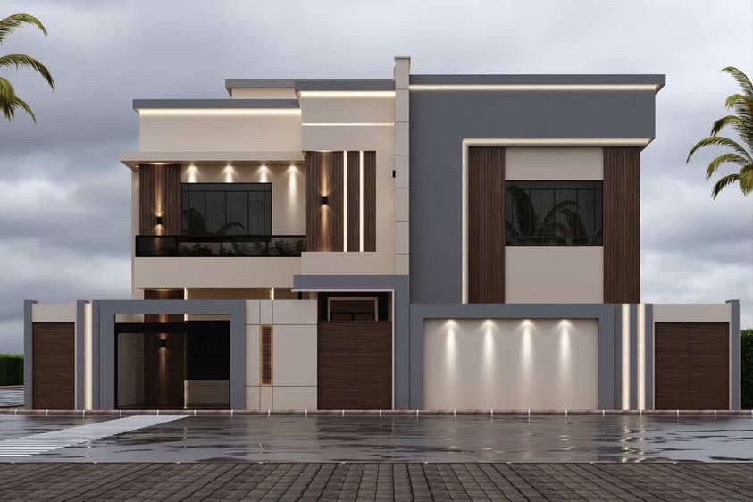 بناء بتصميم عصري